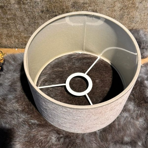 Lampenkap Beige/Sand met Gouden Glitter - 2060 - Afbeelding 2