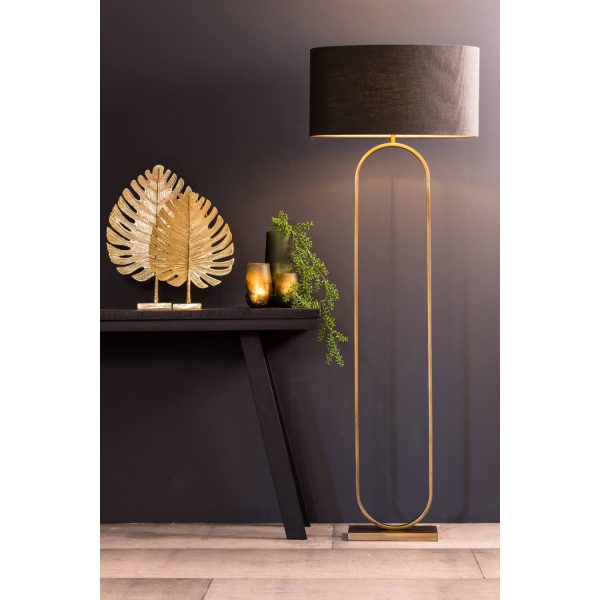 Jamiri Vloerlamp Antiek Brons