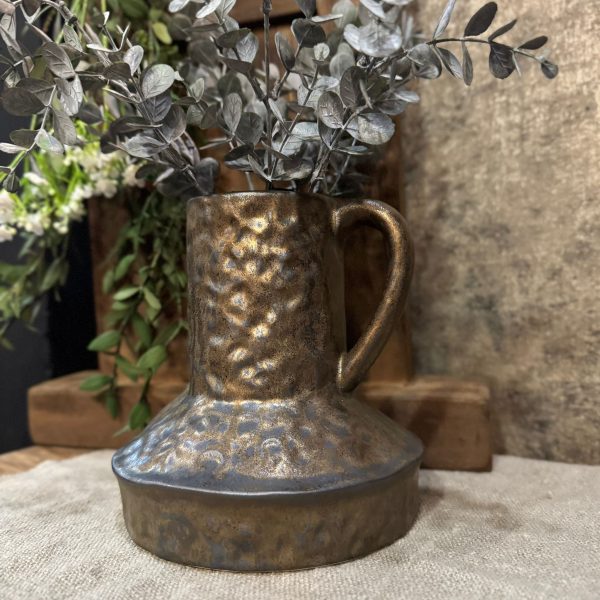 Vaasje Bronze met handvat - Afbeelding 2