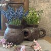 Potterie aardewerk pot Choco White 20