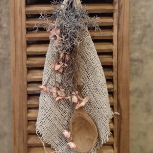 Toefje 4 met shabbydoekje en lepel