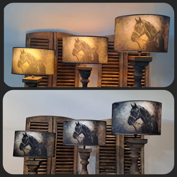 Lampenkap Paard Ovaal