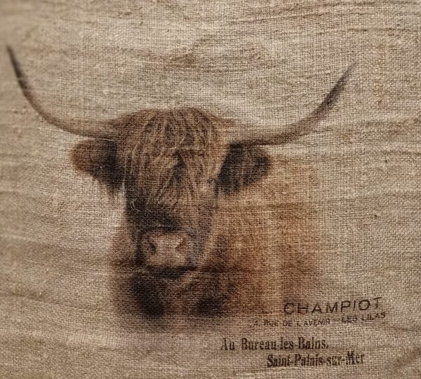 Shabby doek Hooglander - Afbeelding 2